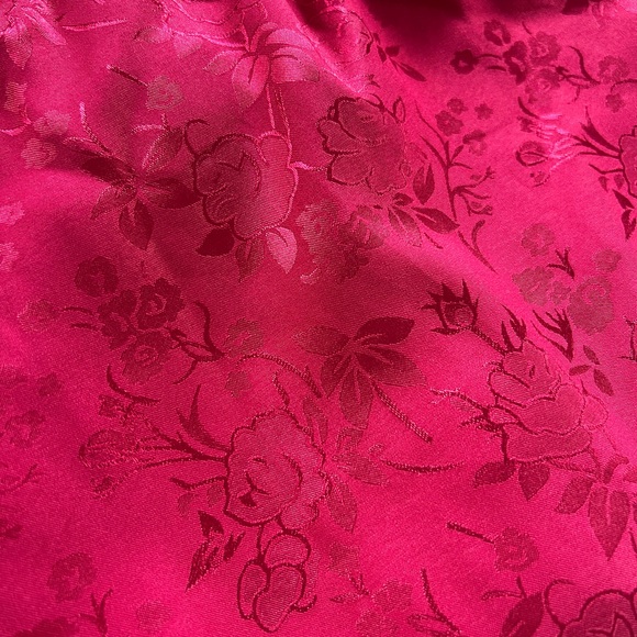 Princess Polly Ramie Strapless Mini Dress in Burgundy Size 2 - Picture 8 of 8